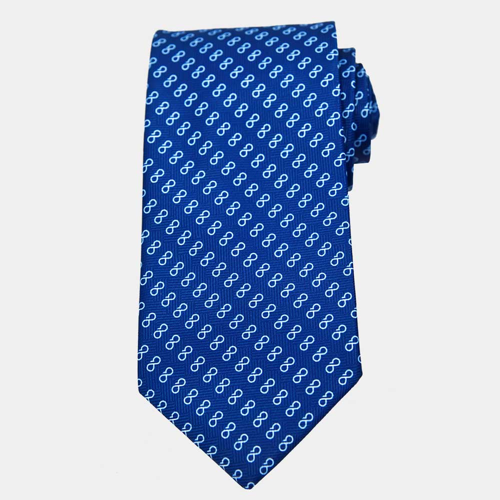 corbatas estampadas con logotipo